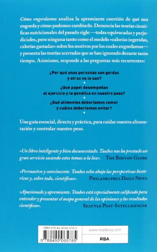 Cómo engordamos y qué hacer al respecto (OTROS NO FICCIÓN)