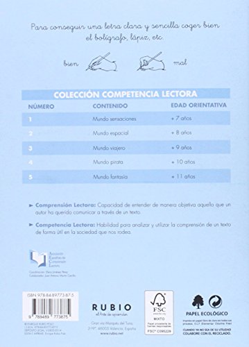 Competencia lectora 2. Mundo espacial