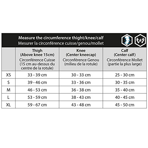 Compex 83 – 0023 Manguito de compresión Mixta, Color Negro