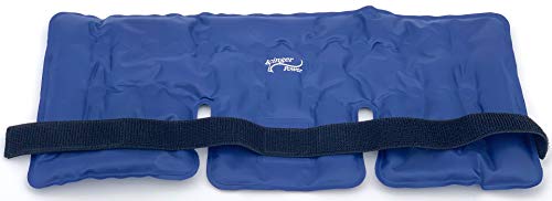 Compresa de frío - calor para el cuello - 750 gramos (1.65 libras) de gel para alta eficacia - Cómoda cobertura de nylon anti derrames