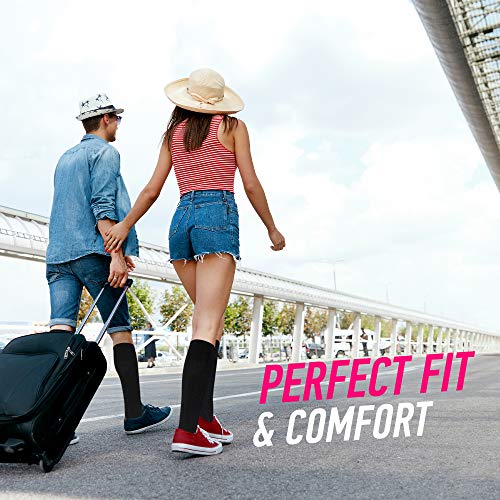 COMPRESSION FOR ATHLETES, Calcetines de compresión de bambú, Comodidad y Ajuste, Costura Plana en la Puntera