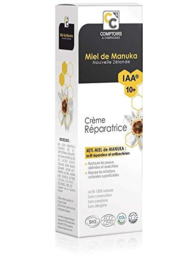 COMPTOIRS ET COMPAGNIES - Crema repara. 40% miel de manuka, iaa/umf10+, 40 ml, 1 Unidad