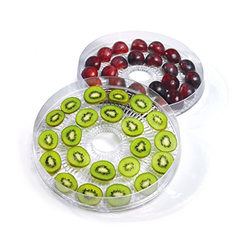 Concept Electrodomésticos SO1020 Deshidratador de alimentos, con 9 bandejas de abastecimiento, temperatura ajustable de 35-70 grados, 245 W, 46 Decibelios, Plástico, Blanco