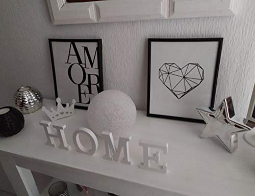 Conjunto de 2 Pósters Citas Amor Láminas Blanco y Negro Piña Cuadros Dormitorio Impresiones Sobre Lienzo Moderno Decoracion pared Salon PTPC002-L