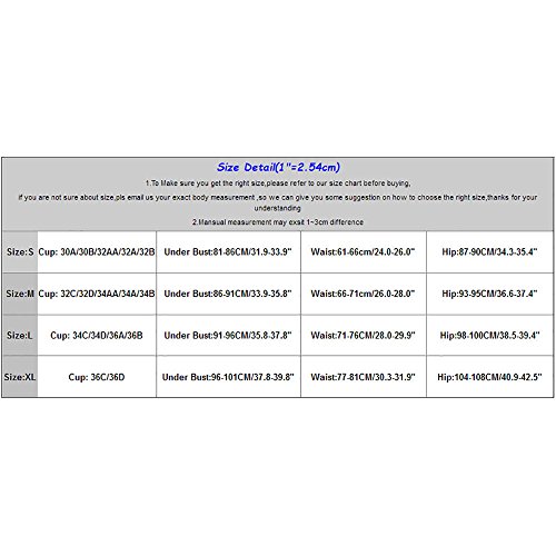 Conjunto de Bikini con Hebilla Sexy para Mujer de Leopardo Bañador Push-Up Acolchado Bañador Baño Ropa de Playa Traje de baño