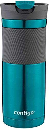 Contigo Vaso Termico Byron Snapseal, Termo Café, Taza de Viaje en acero inoxidable, Vaso Termo antigoteo, Copa con Tapa fácil de limpiar sin BPA, 470 ml