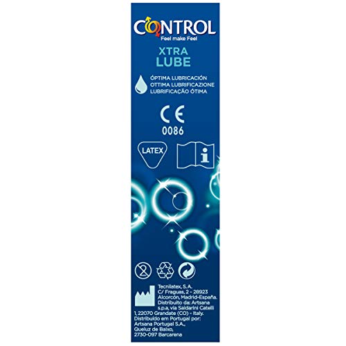 Control Extra Lube Preservativos - 12 Unidades