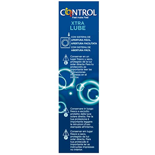 Control Extra Lube Preservativos - 12 Unidades