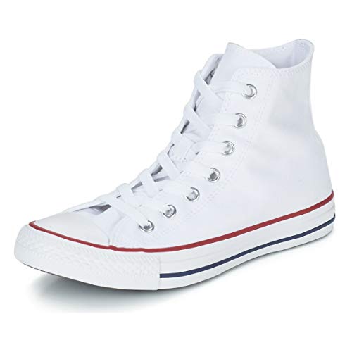 Converse Chuck Taylor All Star High Classic CTAS Hi - Zapatillas altas de lona, unisex, con pegatina de 7 km/h, color, talla 41 EU