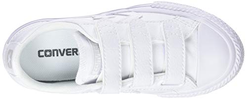 Converse Lifestyle Star Player Ev 3V Ox, Zapatillas Unisex niño, Blanco (White/White/White 100), 30 EU