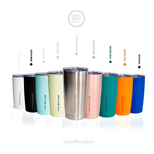 Cool Bottles Vaso Térmico de Acero Inoxidable | 330 ml | Vaso Térmico | Termo Café para Llevar | Vaso con Tapa para Bebidas frías o Calientes | Vaso térmico café | Libre de BPA