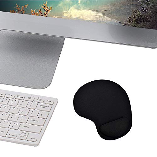 COOLEAD Alfombrilla de Ratón con Reposamuñeca Ergonómica de Memoria Base Antideslizante Gaming Mouse Pad Juegos Mouse Mat Superficie Texturizada Suave para PC Ordenador Laptop Computer Oficina