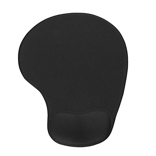 COOLEAD Alfombrilla de Ratón con Reposamuñeca Ergonómica de Memoria Base Antideslizante Gaming Mouse Pad Juegos Mouse Mat Superficie Texturizada Suave para PC Ordenador Laptop Computer Oficina
