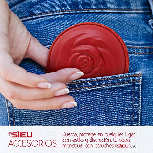 Copa Menstrual Sileu Cup Tulip - Alternativa ecológica y natural a tampones y compresas - Las mejores opiniones de nuestros clientes, recomendada por ginecólogos - Talla S, Transparente