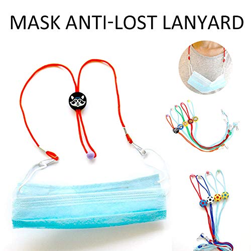 Cordón Anticaída Protectores De Oídos Correa Ajustable Extensor De Mascarilla Pinzas De Rímel Soporte Ligero Ganchos Multiusos, Serie Linda 5Pcs