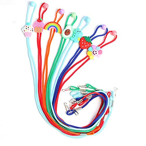 Cordón Anticaída Protectores De Oídos Correa Ajustable Extensor De Mascarilla Pinzas De Rímel Soporte Ligero Ganchos Multiusos, Serie Linda 5Pcs