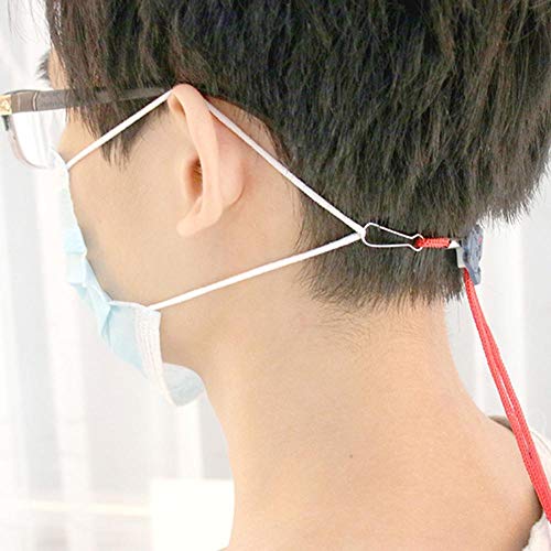 Cordón Anticaída Protectores De Oídos Correa Ajustable Extensor De Mascarilla Pinzas De Rímel Soporte Ligero Ganchos Multiusos, Serie Linda 5Pcs