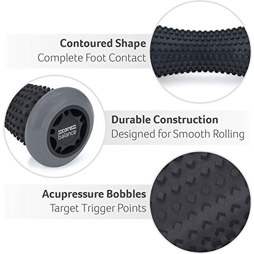 CORE BALANCE Rodillo masajeador de reflexología para pies y Fascitis Plantar