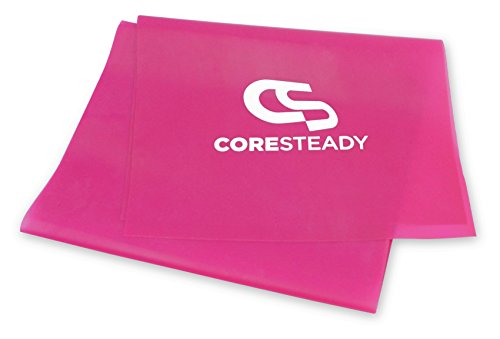 Coresteady Bandas de Resistencia Terapéuticas Bandas de Fitness Pilates, Yoga, Entrenamiento de Fuerza | Fisioterapia y rehabilitación |para Hombres y Mujeres |Guía incluida
