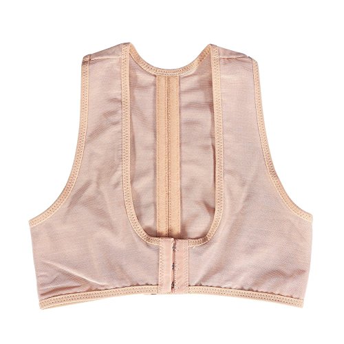 Corrector de Postura de Espalda, ajustable ropa interior Lady pecho apoyo de mama espalda hombro, hembra x tipo patrón Body Sculpting Correa Chaleco para esculpir la correa (XL)