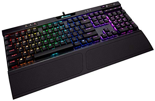 Corsair K70 MK.2 RGB Low Profile Teclado mecánico para Gaming retroiluminación LED RGB, QWERTY Español, Cherry MX Speed (Rápido y altamente preciso)