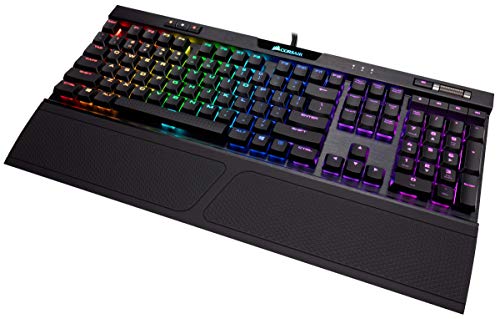 Corsair K70 MK.2 RGB Low Profile Teclado mecánico para Gaming retroiluminación LED RGB, QWERTY Español, Cherry MX Speed (Rápido y altamente preciso)