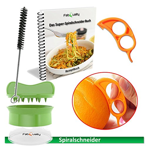 Cortador en espiral, manual, para hacer espaguetis de verduras y patatas, pelador de espárragos, cortador de pepinos, rallador de zanahorias, rallador de verduras