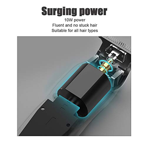 Cortadora De Cabello Eléctrica De Salón De Carga Usb, Recortadora De Cabello Profesional, Máquina De Corte De Cabello Recargable Con 3 Piezas (1/2/3 Mm), Para Peinado De Cabeza De Aceite(02)