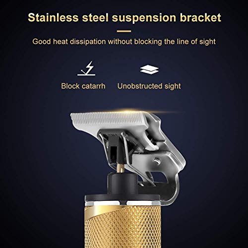 Cortapelos Eléctricos Pro Li Accesorios De Peluquería Aseo Cortapelos con Cuchilla En T Sin Cable Recargable A Prueba De Agua Cortapelos para Hombres,Rojo