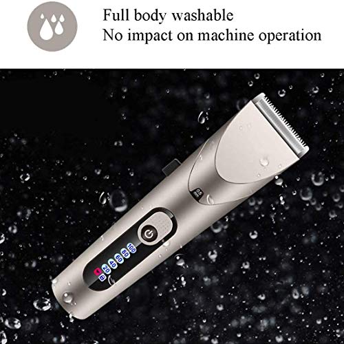 Cortapelos para hombres Cortapelos inalámbrico profesional con pantalla LED recargable Cortabarba múltiple para hombres, niños, niños