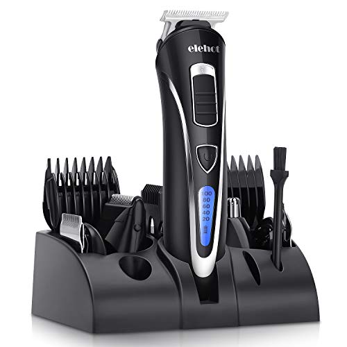 Cortapelos Profesional Hombre 5 en 1 con Peines Multifuncionales con base de carga PH-2701 ELEHOT