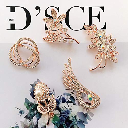 Cosanter El Ramillete De Perlas El Broche De Camelia El Ramillete De Aleación Unisex Se Pueden Combinar Con Trajes Vestidos Abrigos Anti-iluminación Se Pueden Usar Como Regalos