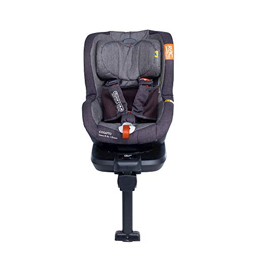 Cosatto RAC Come and Go i-Rotate Baby to Toddler Car Seat | i-Size 0-4 years, ISOFIX, Extended Rear Facing, Anti-Escape (Mister Fox)