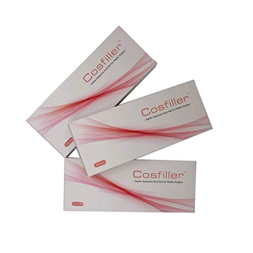 Cosfiller - Ácido hialurónico, 1 ml, 24 mg/ml, ya preparado; también adecuado para bolígrafo de ácido hialurónico -