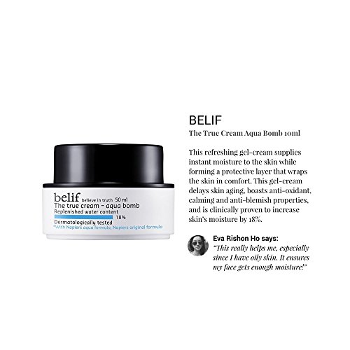 Cosméticos coreanos, LG Hogar y Cuidado de la Salud. Belif, la crema verdadera - Aqua Bomb (50 ml, gel hidratante) [001KR]