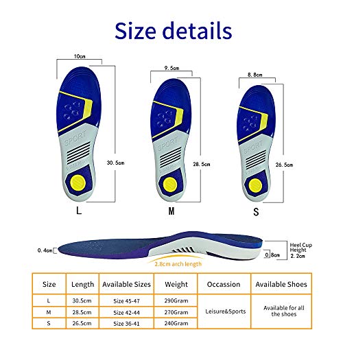 CosyInSofa plantillas ortopédicas soporte de arco para fascitis plantar férulas de tobillo de aquiles férulas arcos caídos arcos caídos plantares sobre pronación