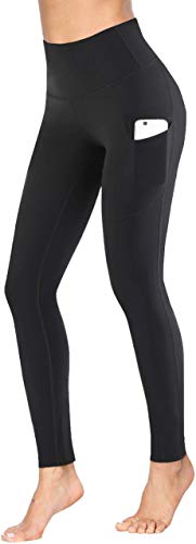 COTOP Leggings de yoga Pantalones deportivos, Pantalones deportivos de cintura alta para correr Elásticos y transpirables con bolsillos laterales para mujeres (M)