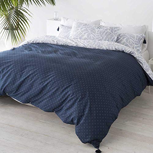 COTTON ARTEAN Funda Nordica Reversible ARTEDO Cama de 135 Cierre con Corchetes. HIPOALERGENICA