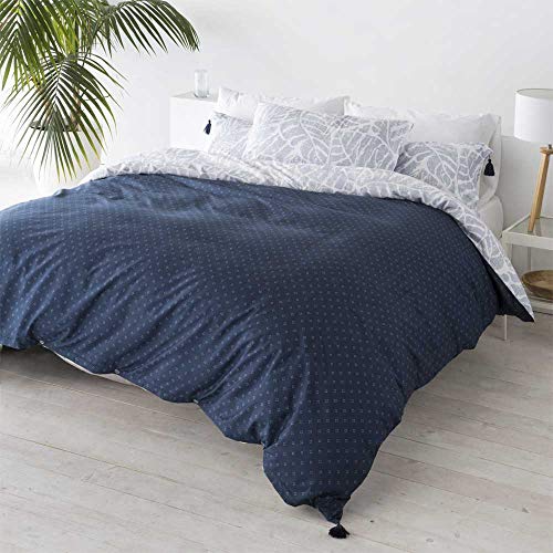 COTTON ARTEAN Funda Nordica Reversible ARTEDO Cama de 135 Cierre con Corchetes. HIPOALERGENICA