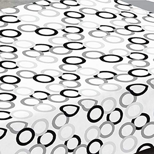 COTTON ARTean Juego de sabanas POPY Gris Cama de 135 x 190/200.