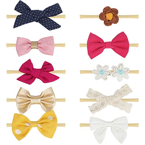COUXILY Baby Girls Diademas y arcos Recién nacido Infant Toddler Hair Accessories (04)