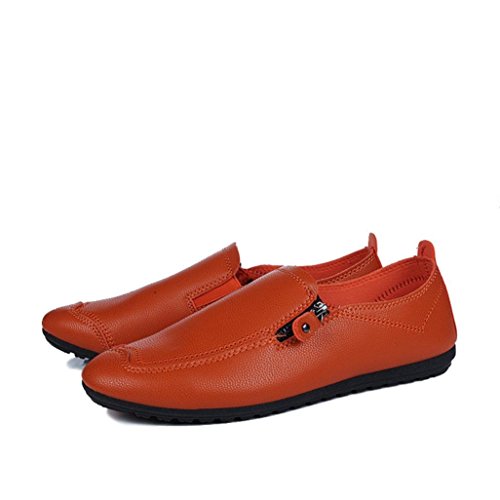 Covermason Zapatos Los zapatos hombre, tacón plano de tacón plano para hombres con punta redonda