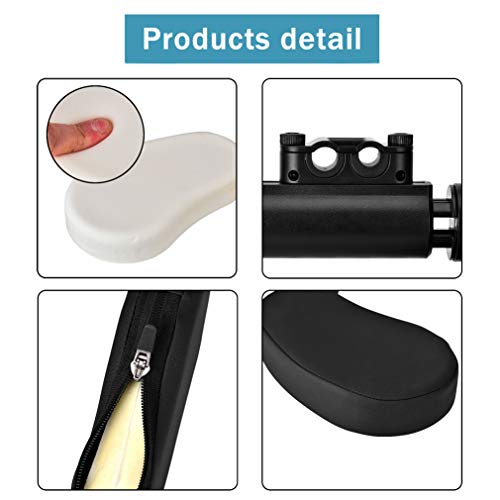 Cozywind Reposacabezas Coche Ajustable Almohada del Cuello del Coche para Niño Adulto (Negro)