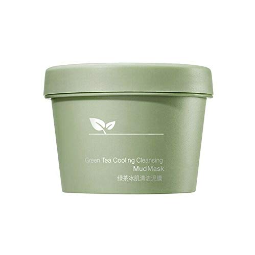 Crazy Ling Mascarilla De Lodo Limpiador Refrescante De Té Verde, Mascarilla Facial De Té Verde Matcha, Mascarilla Limpiadora De Té Verde, Mascarilla Limpiadora Facial, Minimizador De Poros