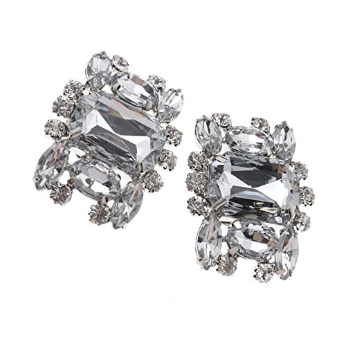 Create Idea Hebilla para Zapatos de Cristal extraíble Compatible con Zapatos de tacón Alto de Novia