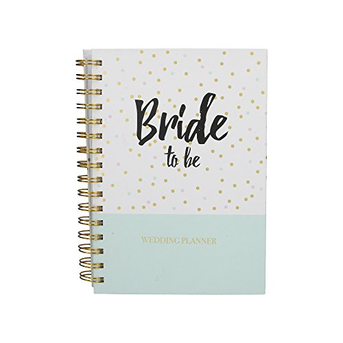 Creative Tops Agenda de Novia para Boda, Blanco/Turquesa, Notebook
