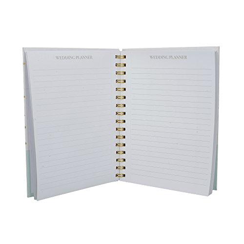 Creative Tops Agenda de Novia para Boda, Blanco/Turquesa, Notebook