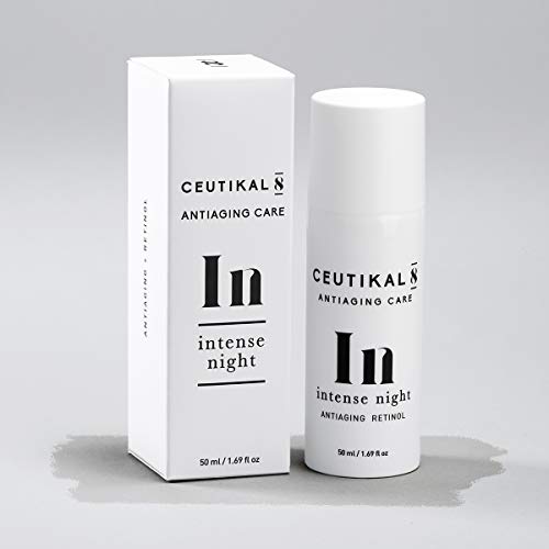 Crema antiarrugas, Tratamiento intensivo antiarrugas de noche. Con Retinol y Proteoglicanos contra las arrugas profundas. Rediseña el contorno del rostro | INTENSE NIGHT 50 ML