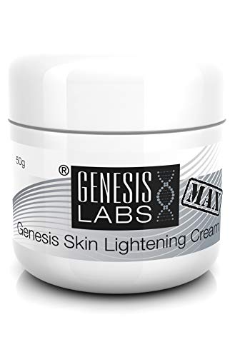 Crema Blanqueadora Aclaradora de la Piel Genesis MAX Doble Potencia Blanqueamiento Íntimo Aclarado Delicado Para la Cara Cuello Axila Codos Rodillas Pecas de Melanina 50 ml