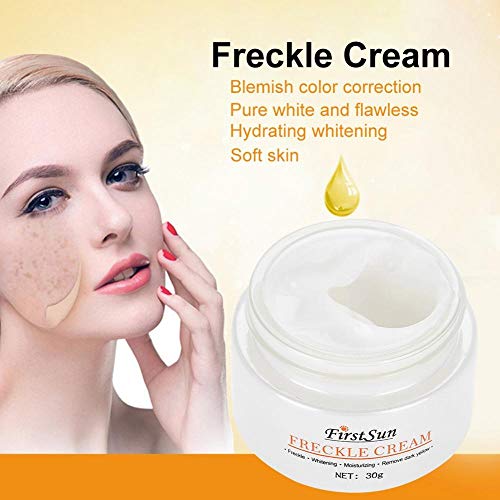 Crema Blanqueadora Facial para Quitar Pecas, Manchas Oscuras y Brillo Tónico Piel Crema Facial Hidratante Facial Natural